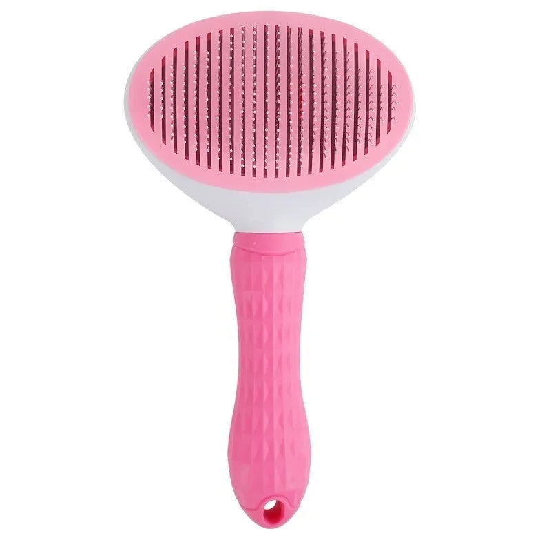 Pet Dog Brush Cat Comb Self Cleaning Pet Hair Remover Brush For Grooming