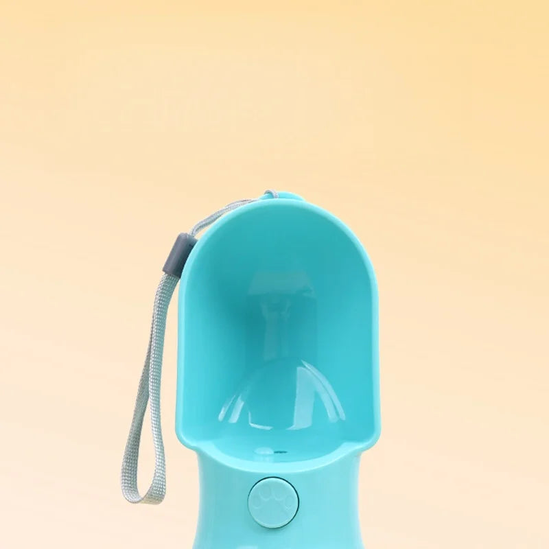 Dog Cat Water Bottle, Portable pet Water Bottle with Food Container.