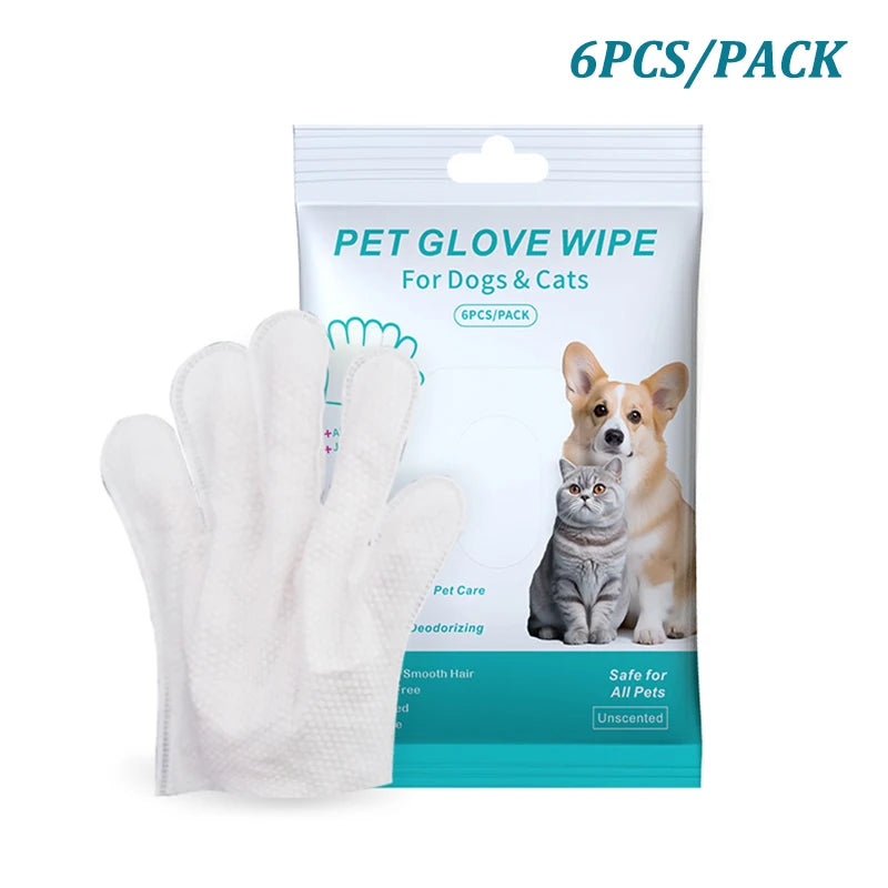 Pet Glove Wipes for Dog and Cats